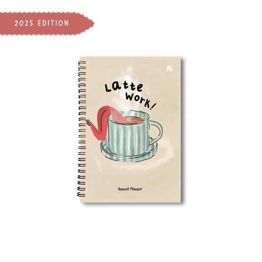 Annual Planner Set- Latte Work