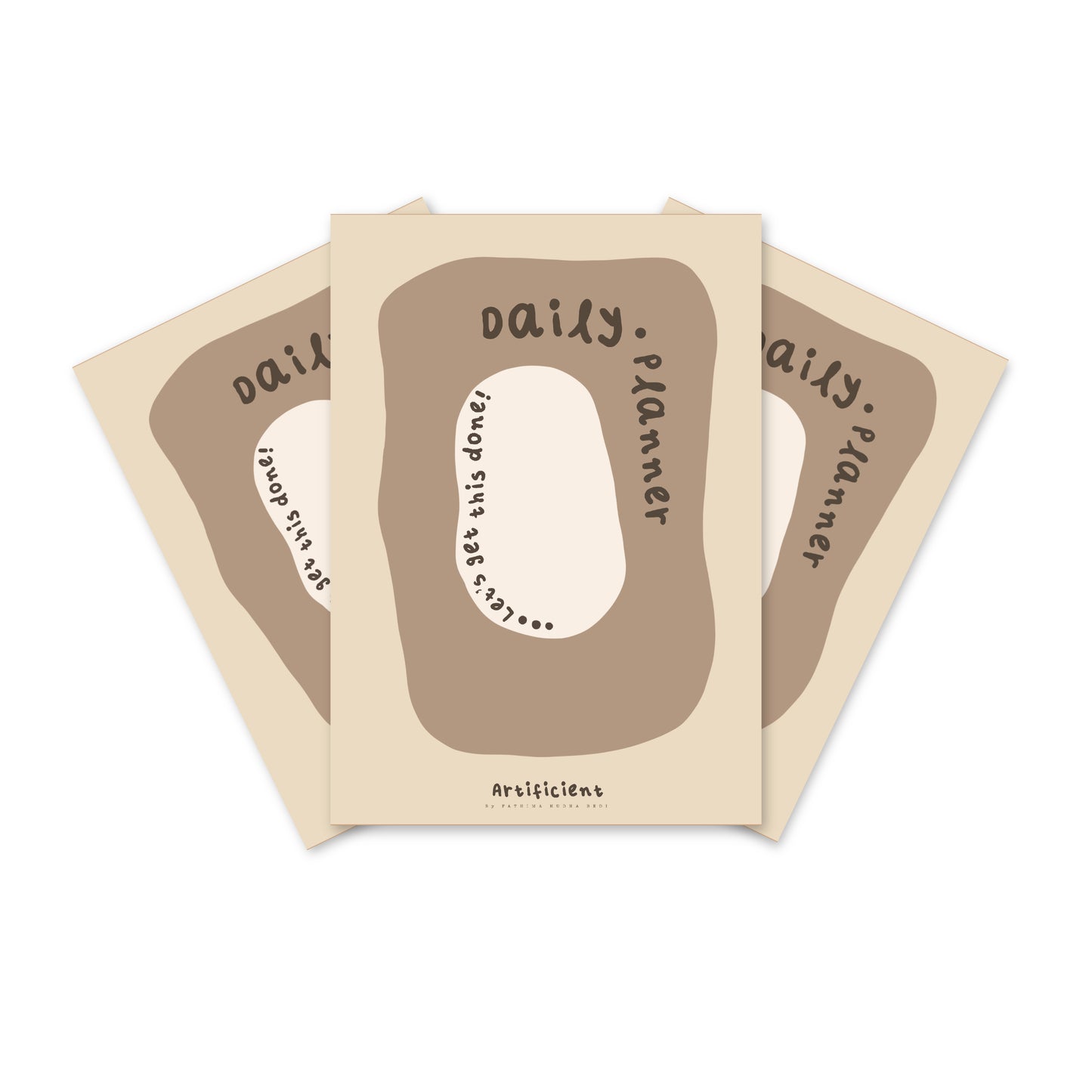 Tearable Daily Planner: Set of 6