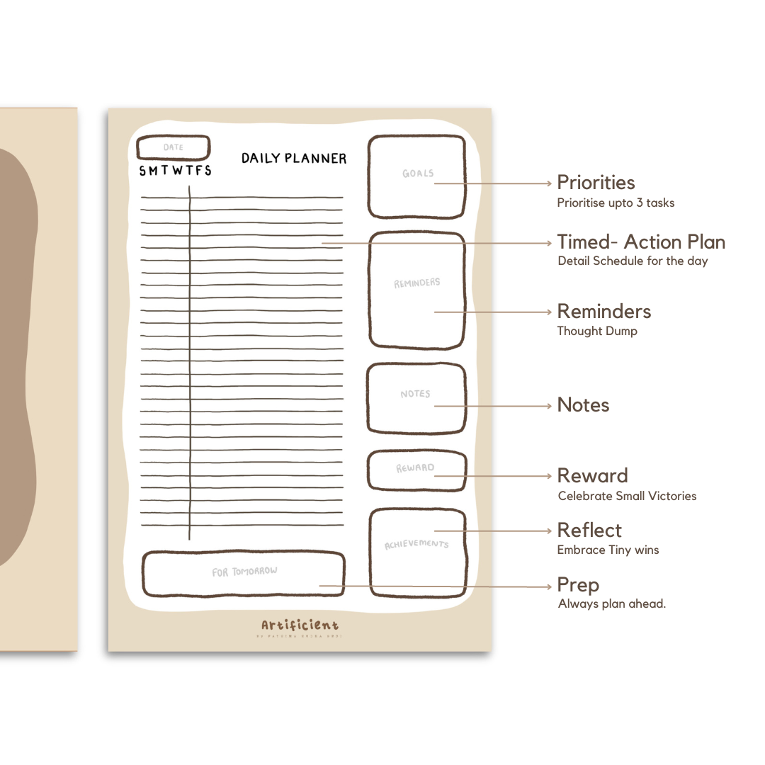 Tearable Daily Planner - Snazzy