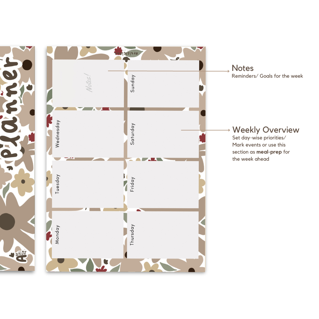 Tearable Weekly Planner - Snazzy