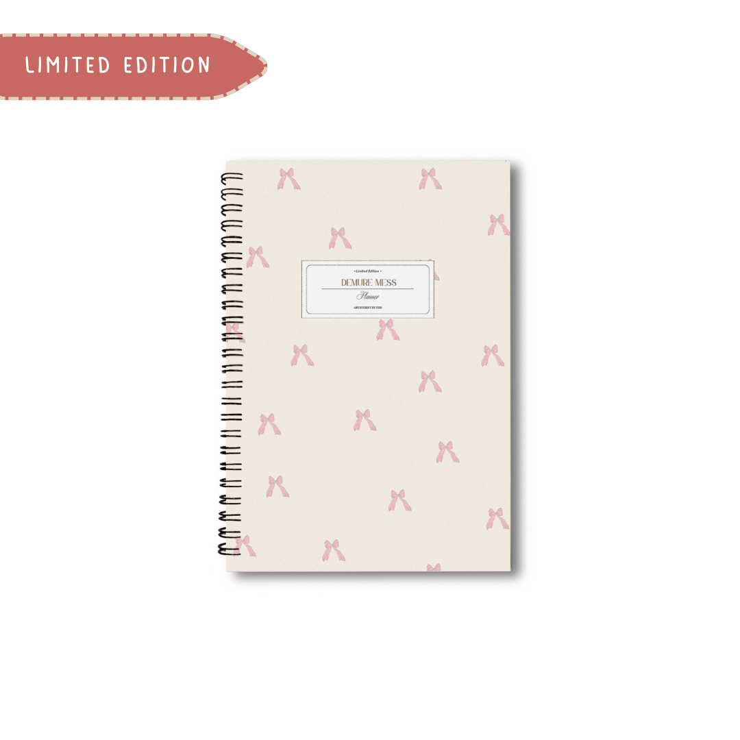 Annual Planner Set- Demure Mess (Limited Edition)