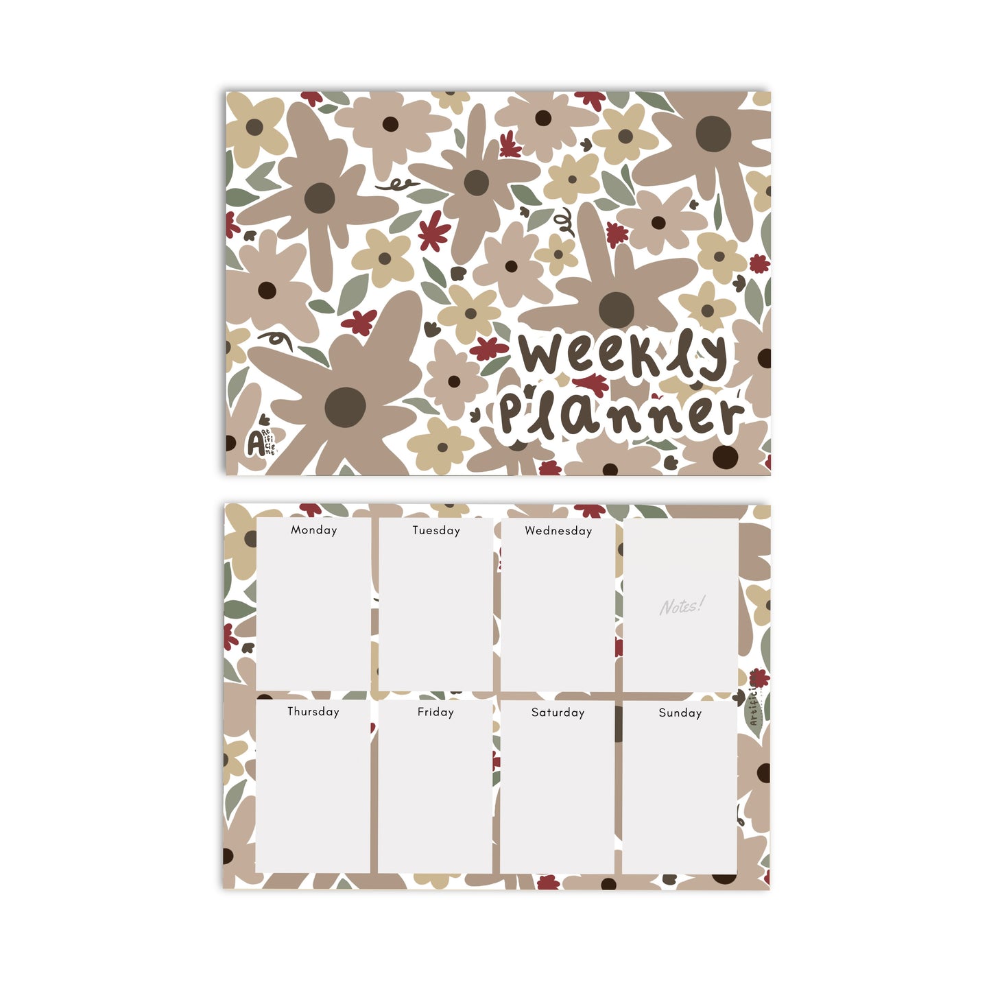 Tearable Weekly Planner - Snazzy